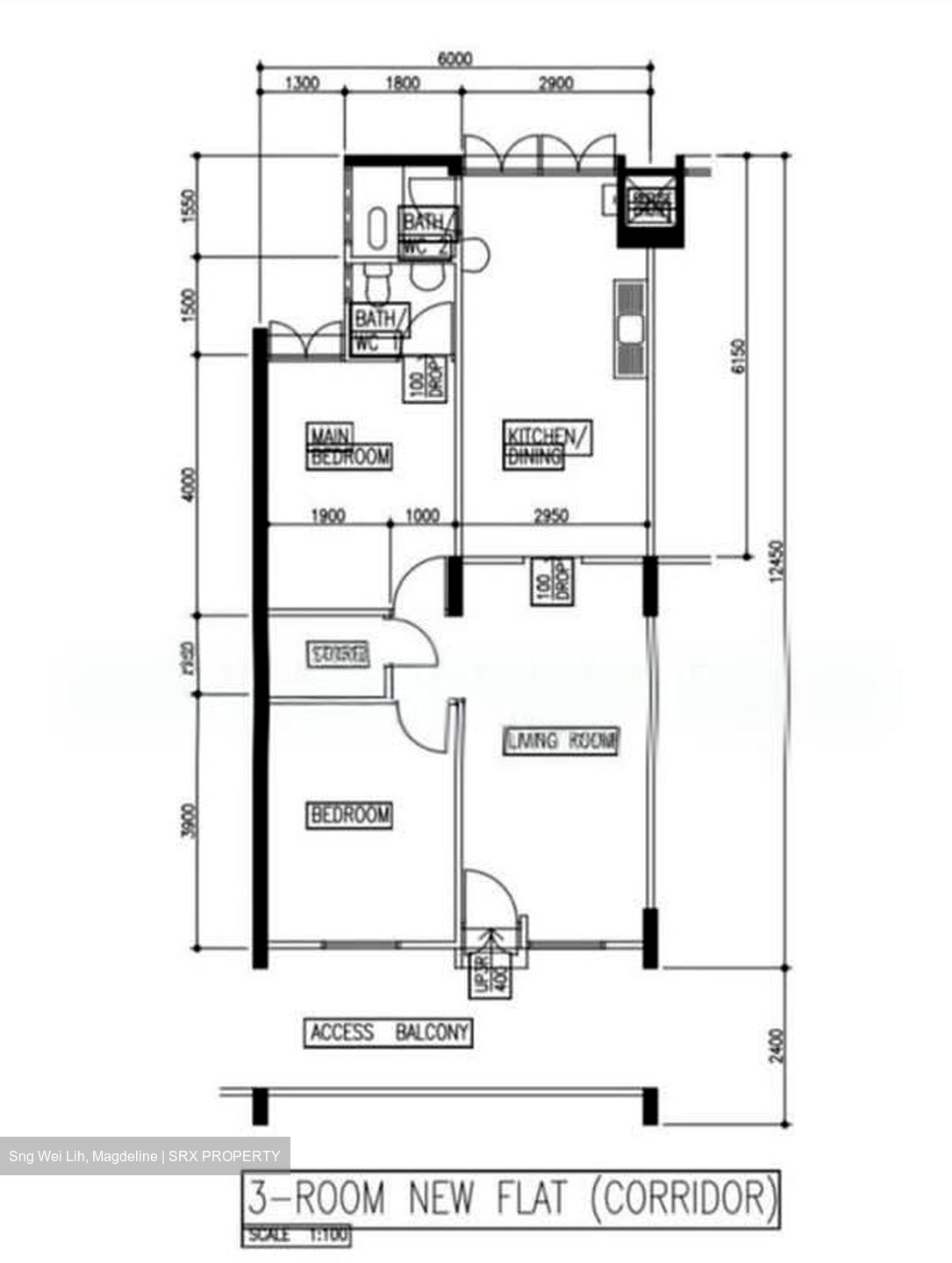 Blk 537 Bedok North Street 3 (Bedok), HDB 3 Rooms #570171051